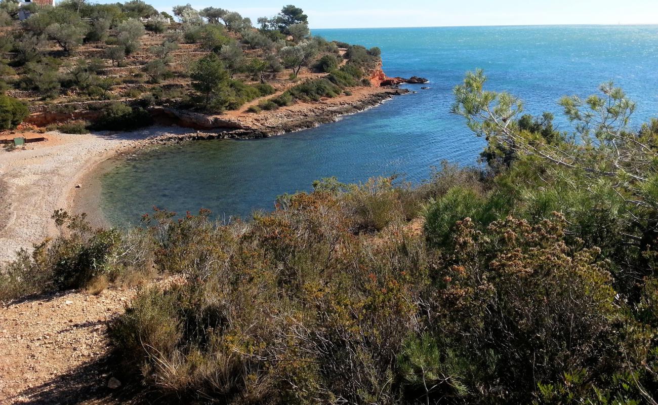 Photo de Platja Cala Maria avec sable gris & galets de surface