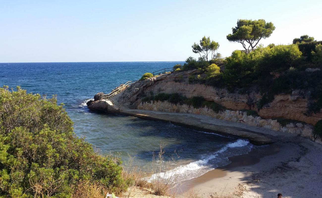 Photo de Cala Pepo avec sable beige de surface