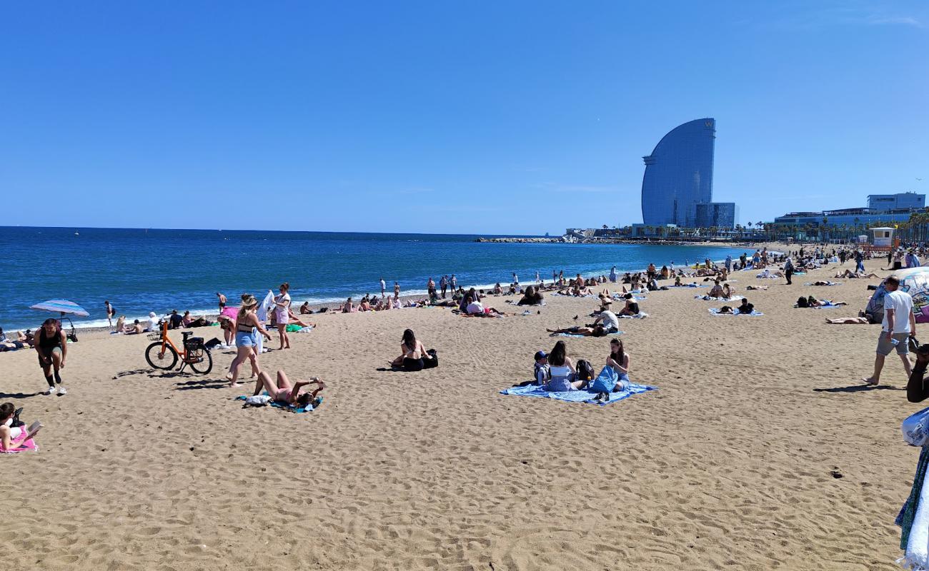 Photo de San Sebastian Beach avec sable beige de surface