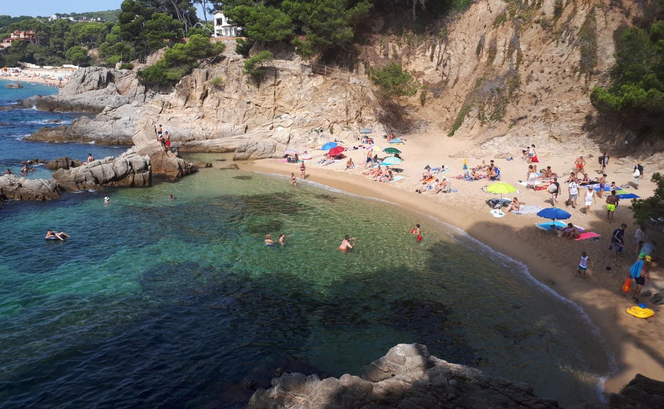 Photo de Cala Del Paller avec sable beige de surface
