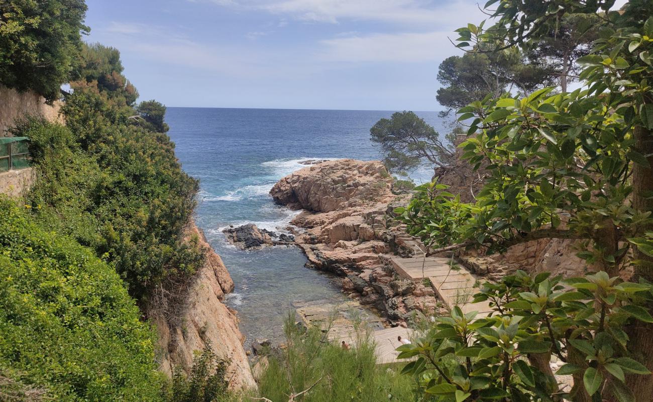 Photo de Cala n'Estasia avec roches de surface