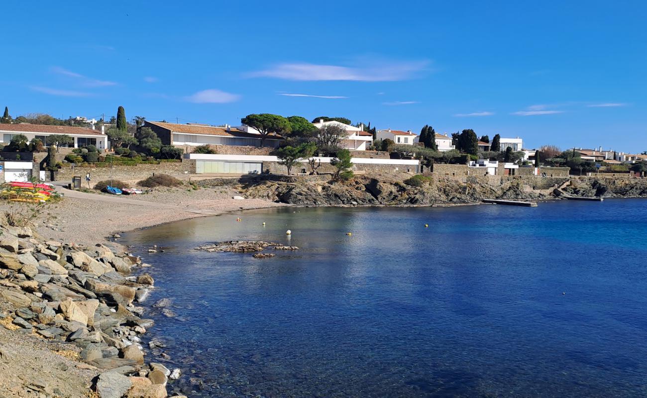 Photo de Platja Ses Oliveres avec galets gris de surface