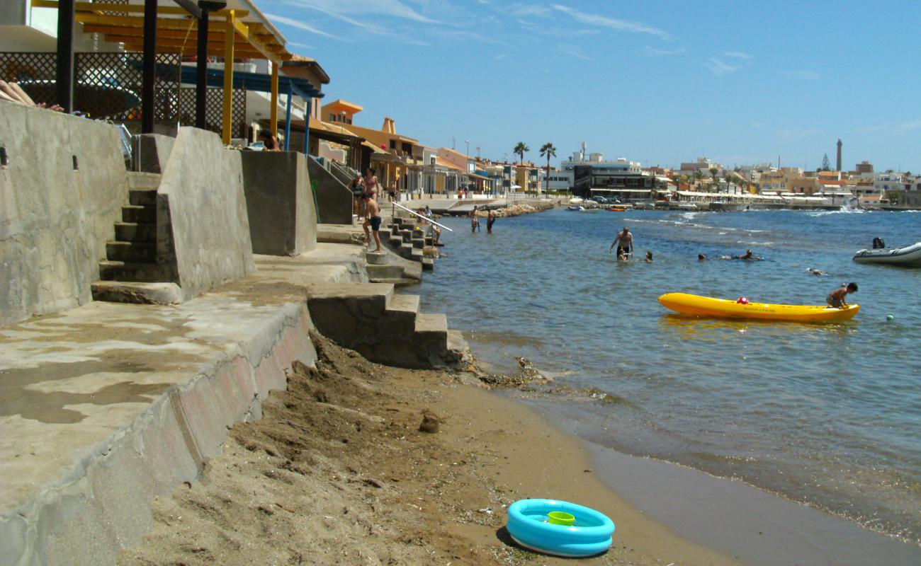 Photo de Playa la Barra avec sable gris de surface