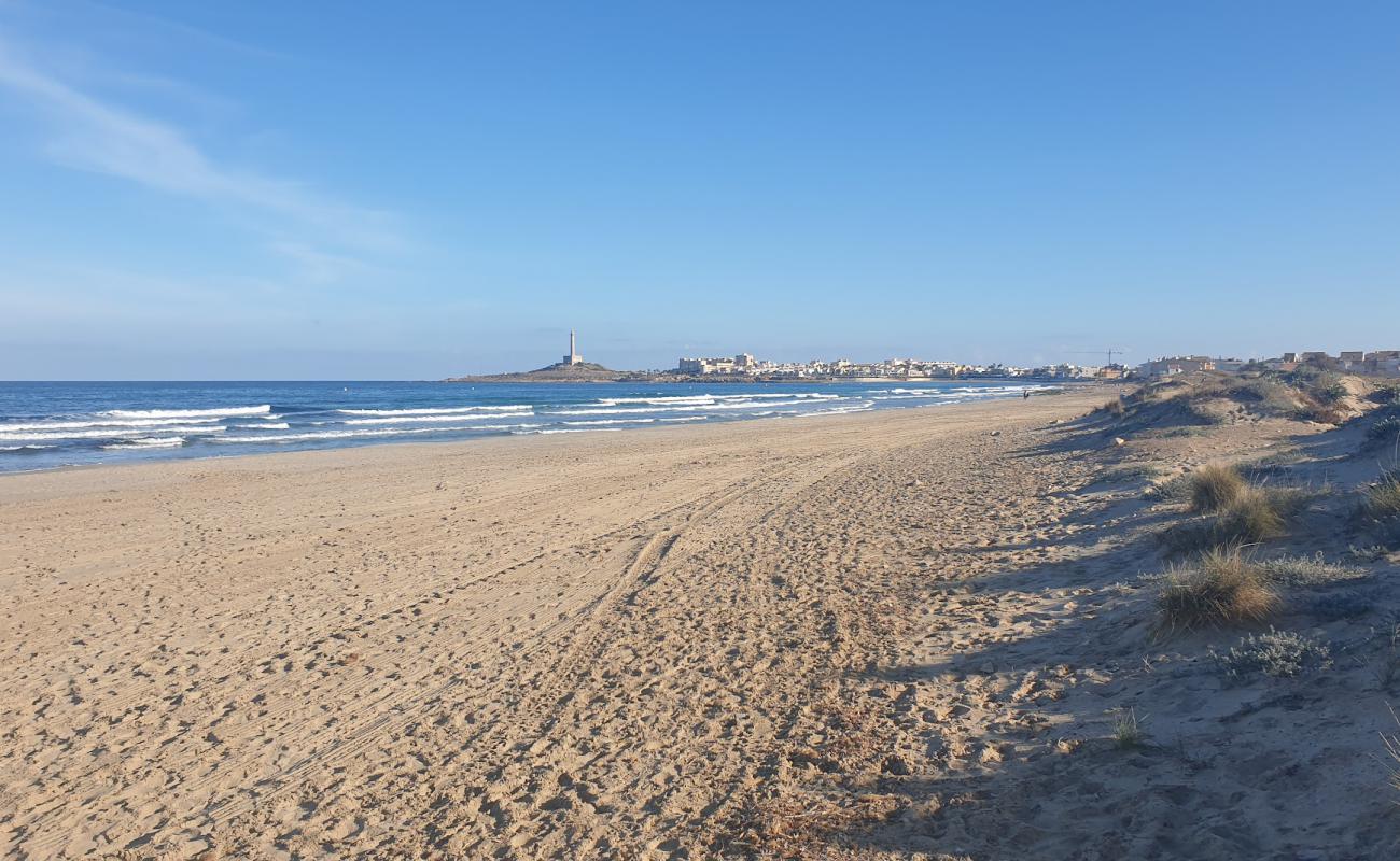 Photo de Playa de las Amoladeras avec sable lumineux de surface