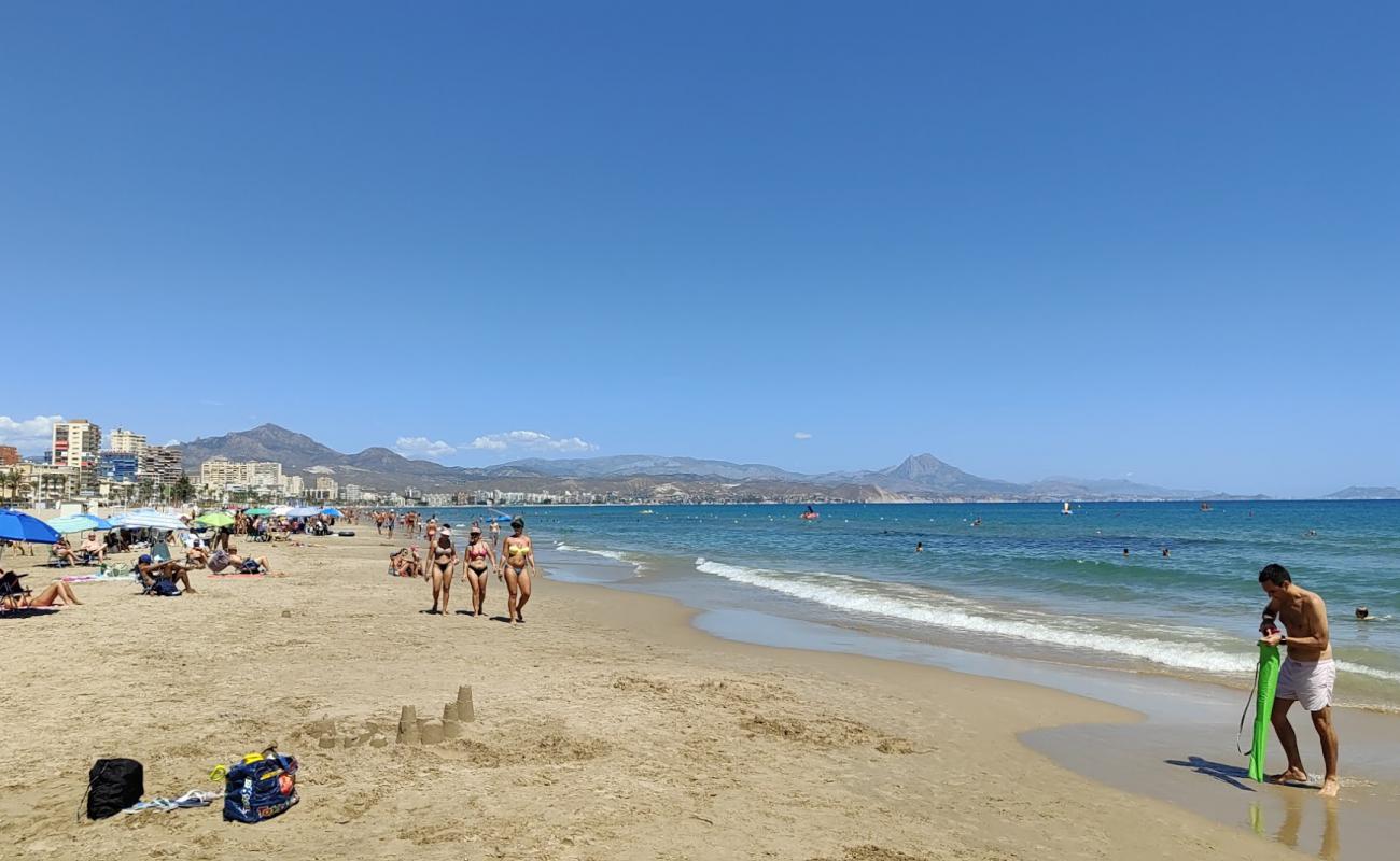 Photo de San Juan Playa avec sable lumineux de surface