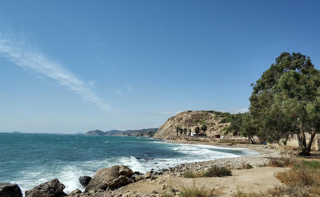 Photo de Cala de les Puntes del Moro avec caillou gris de surface