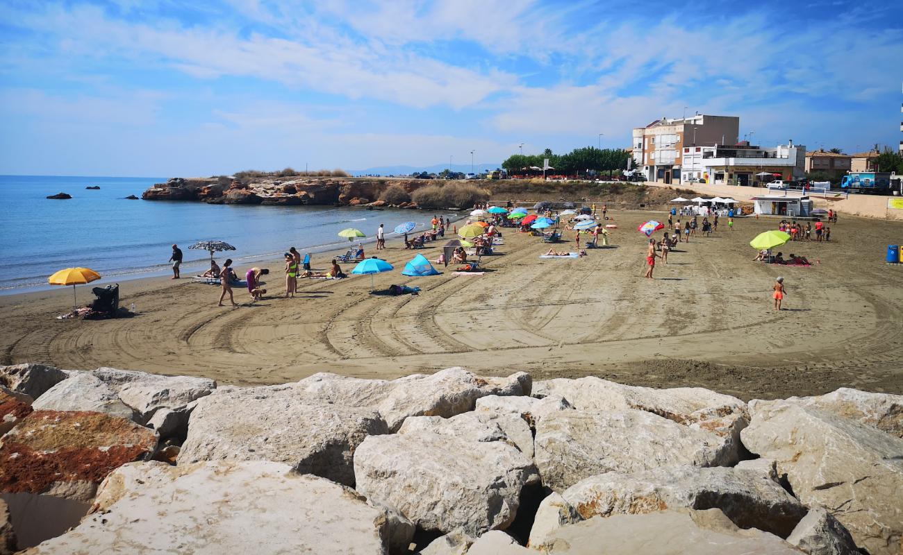 Photo de Platja del Clot avec sable lumineux de surface