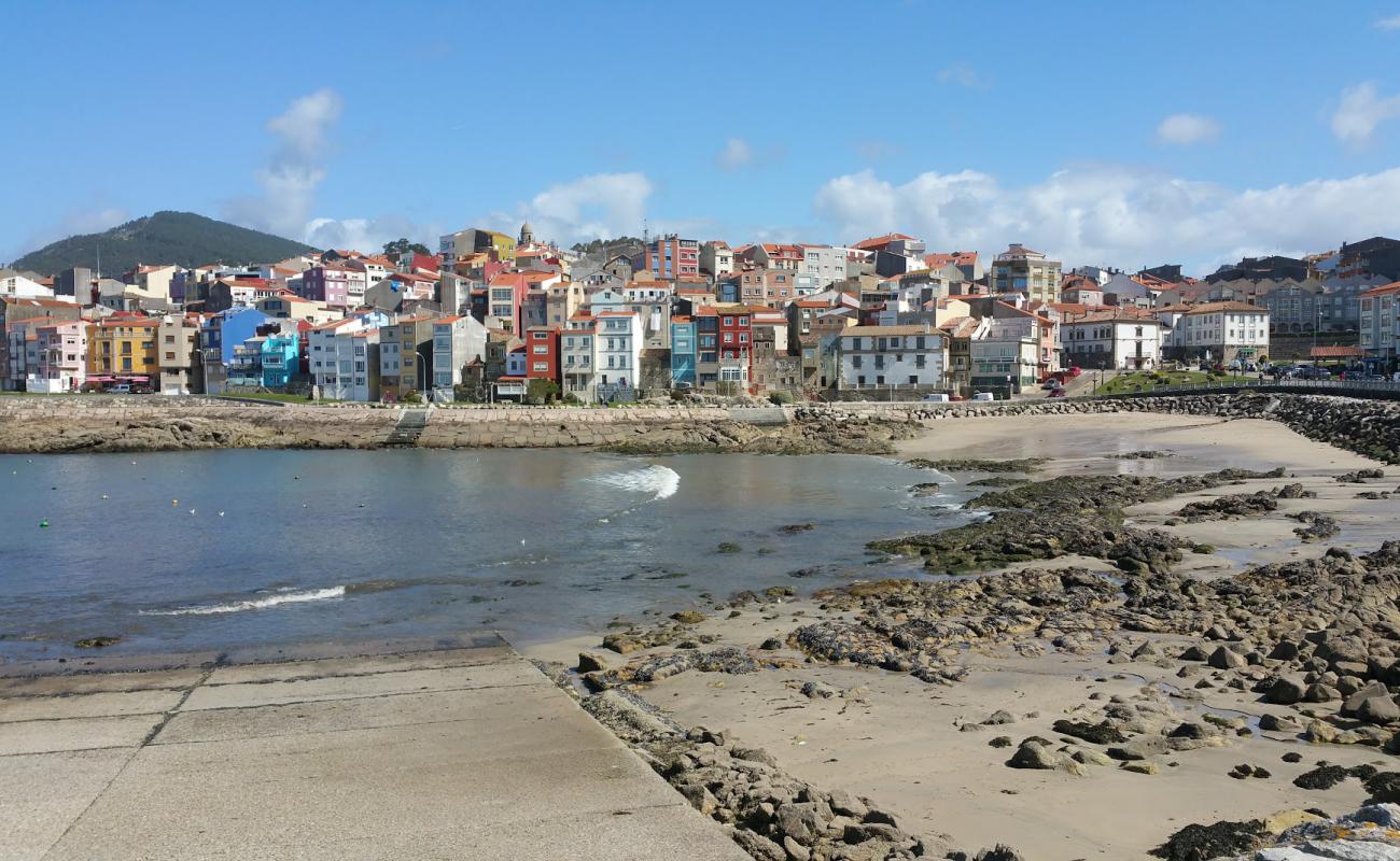 Photo de Praia O Carreiro avec sable lumineux de surface