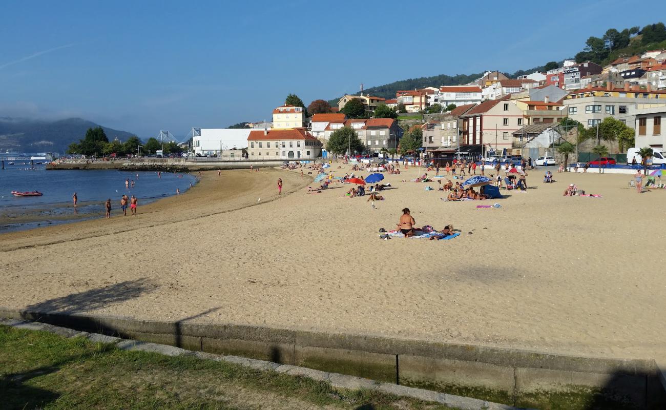Photo de Praia Da Meda avec sable beige de surface