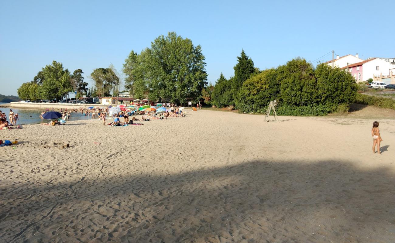 Photo de Playa de Bamio avec sable lumineux de surface