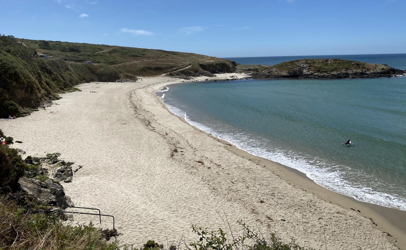 Photo de Praia de Lires avec sable lumineux de surface