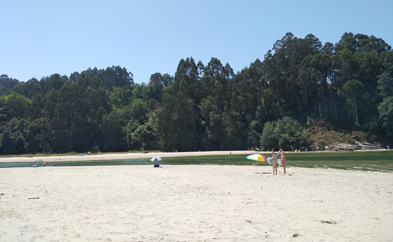 Photo de Praia da Alameda avec sable beige de surface