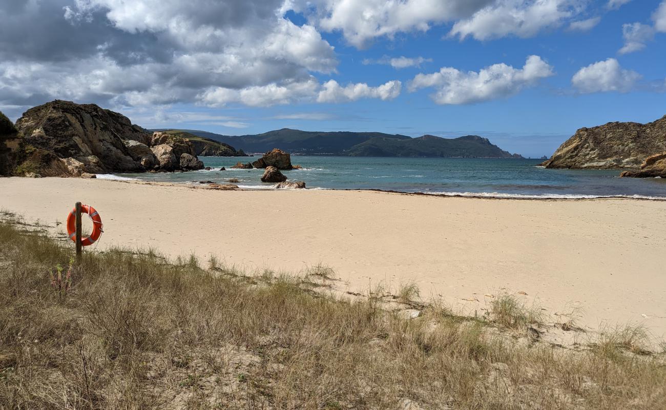 Photo de Praia do Mazorgan ou Bimbeiro avec sable beige de surface