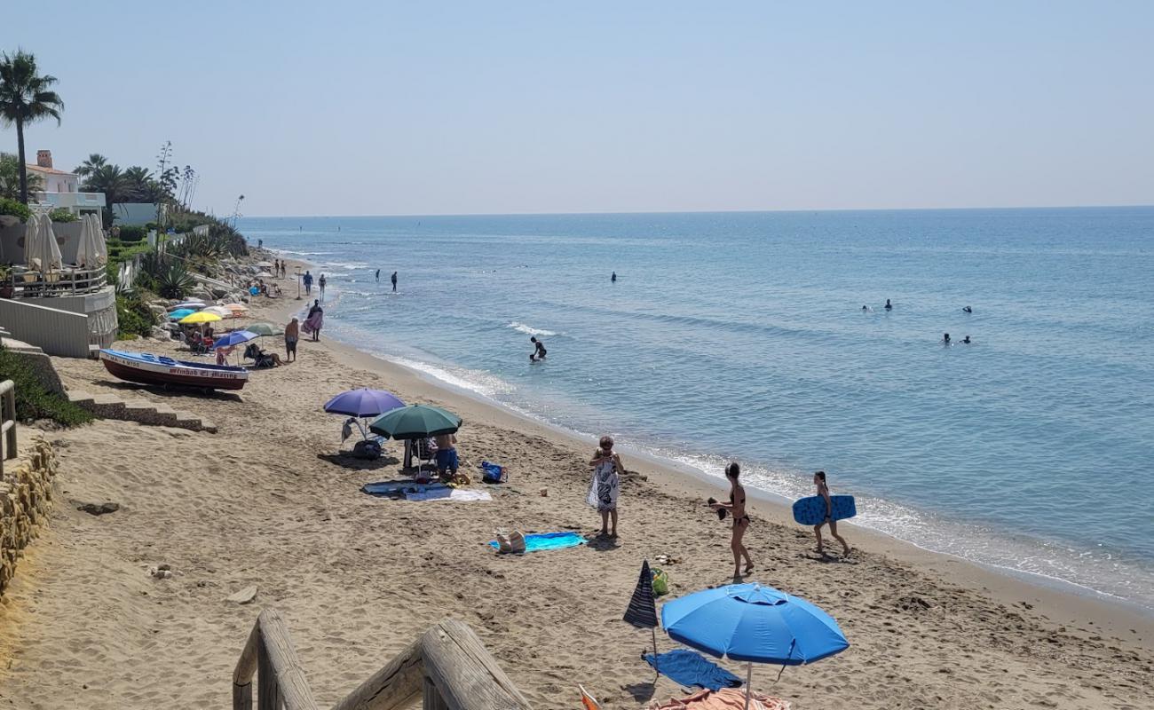 Photo de Playa de las Canas avec sable beige de surface