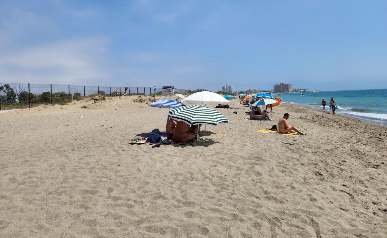 Photo de Playa nudista Guadalmar avec sable gris de surface