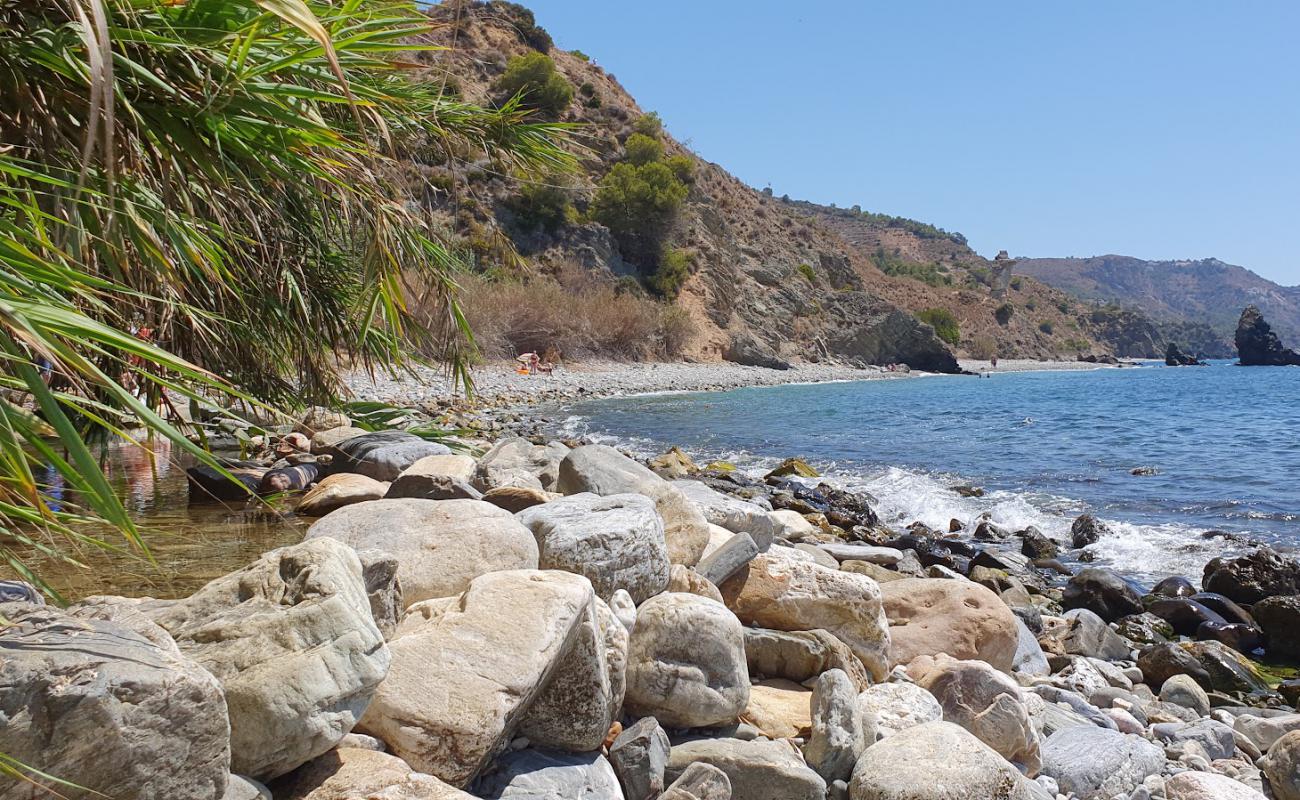 Photo de Playa del Molino de Papel avec caillou gris de surface