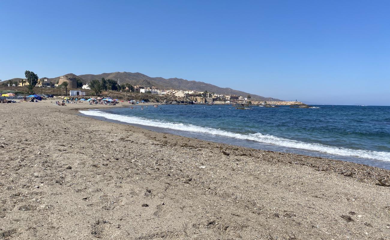 Photo de Playazo de Villaricos avec sable gris de surface