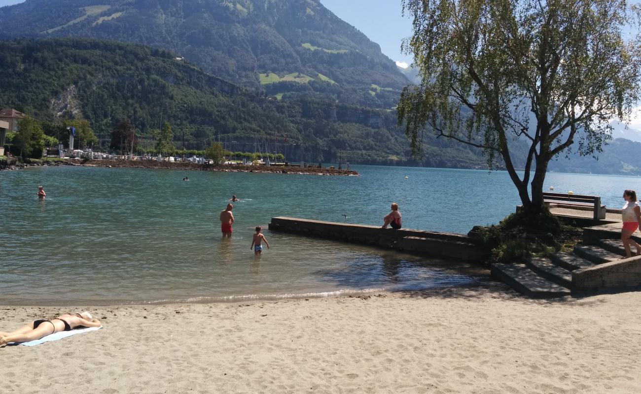 Photo de Hallenbad Lido avec sable beige de surface