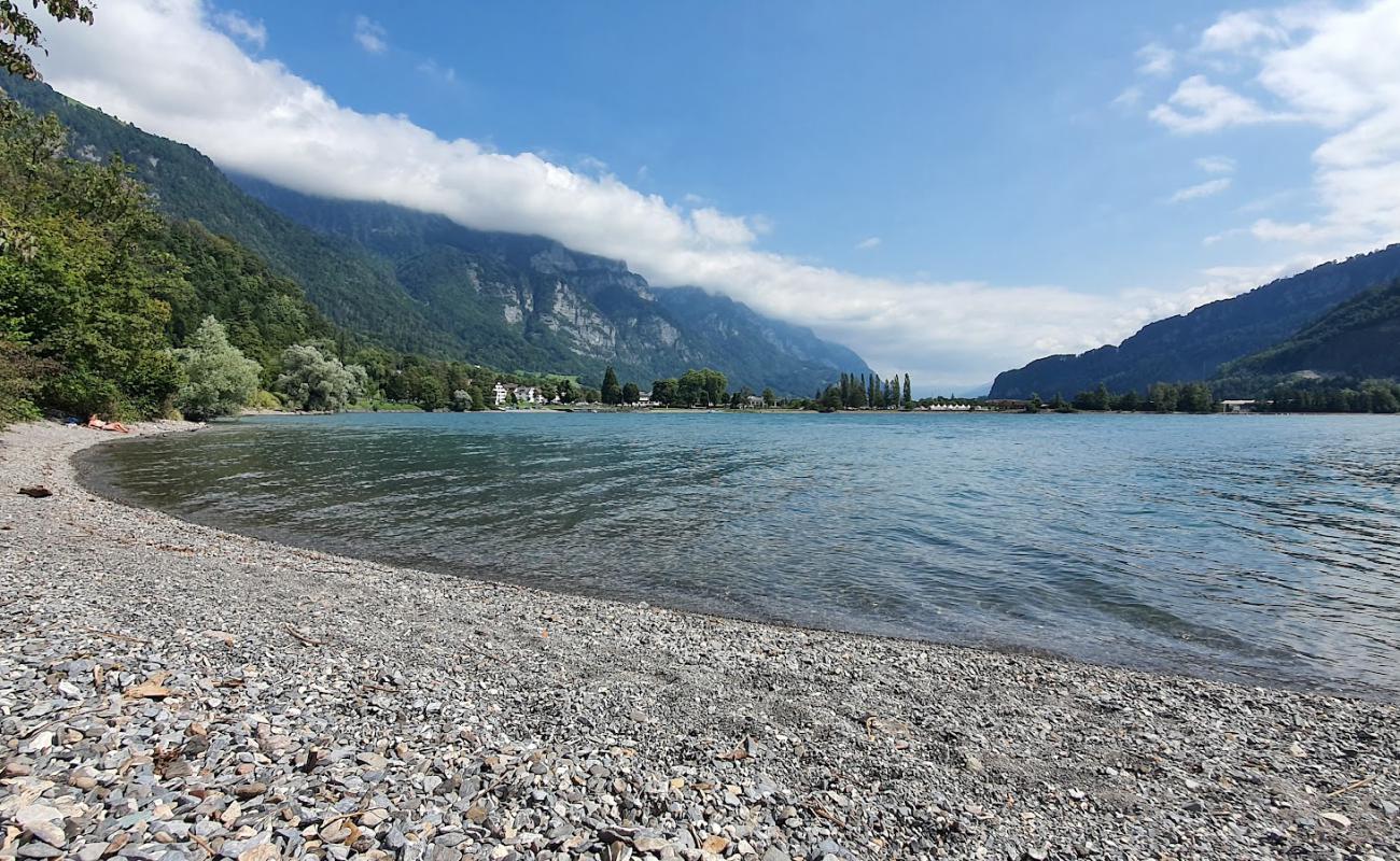 Photo de Lochezen Strand avec roches de surface