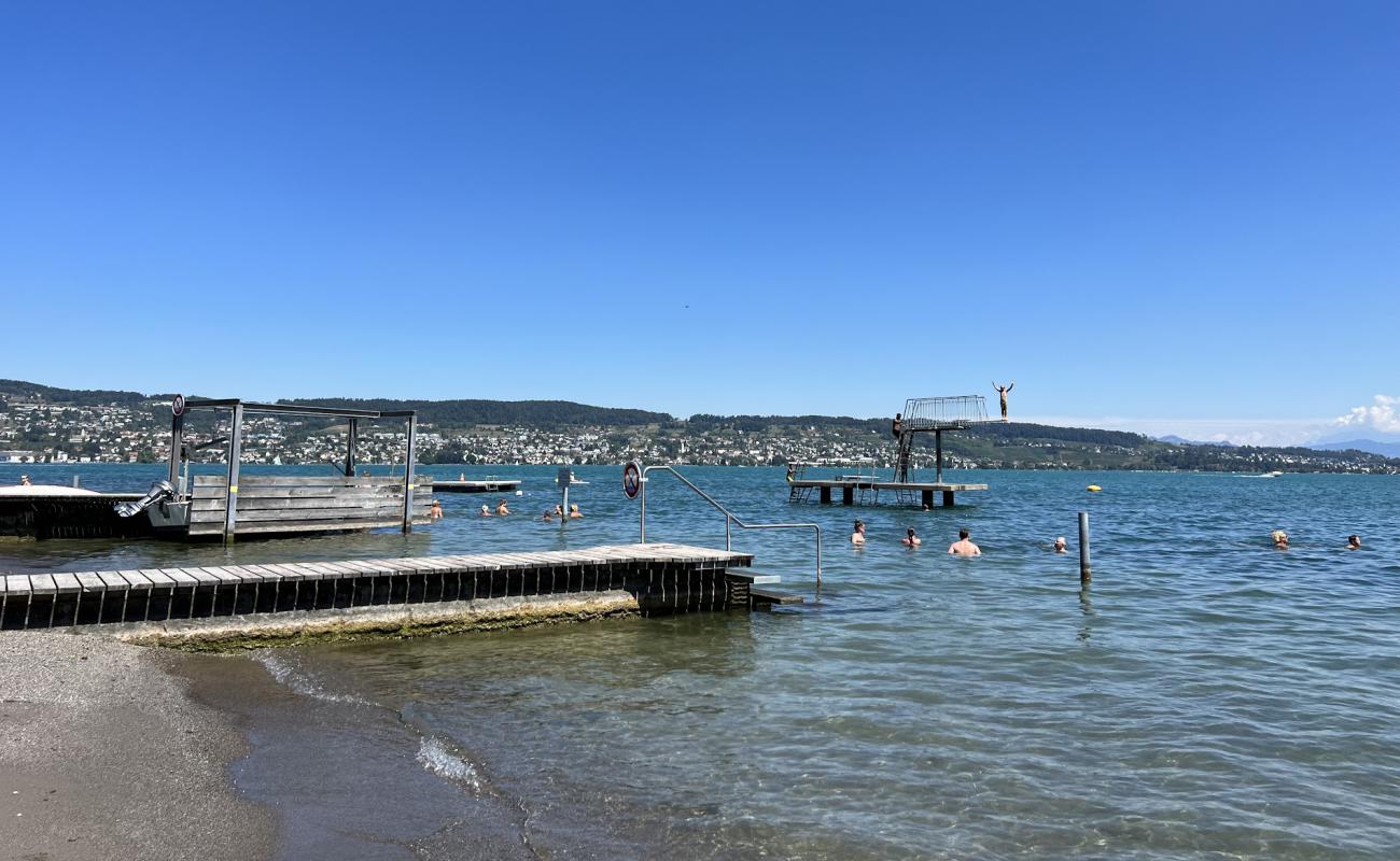 Photo de Strandbad Wadenswil avec herbe de surface