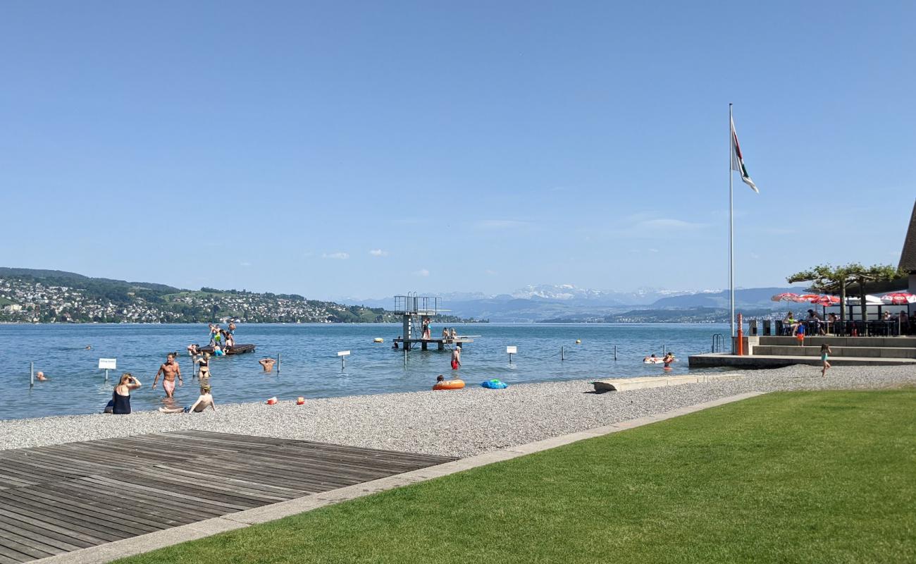Photo de Ruschlikon Strand avec herbe de surface