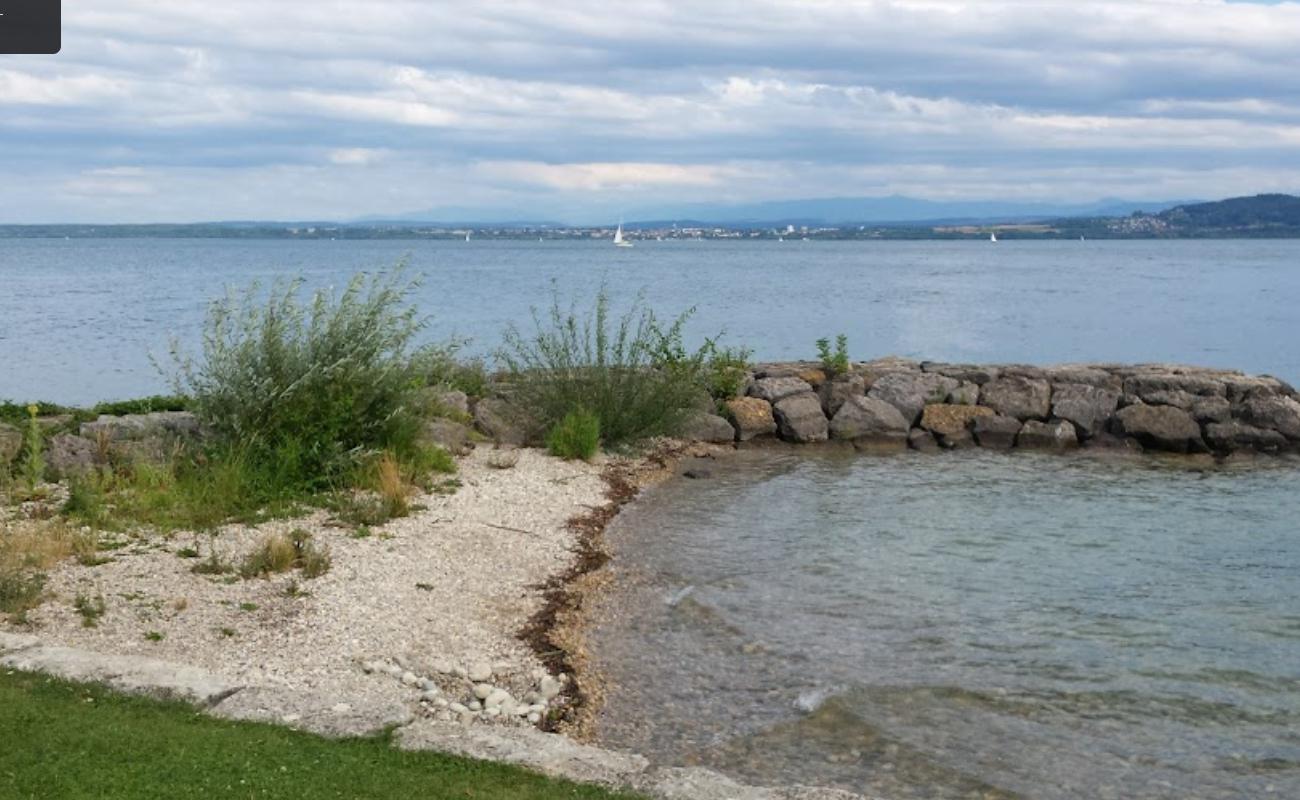 Photo de Plage de Vaumarcus avec caillou clair de surface