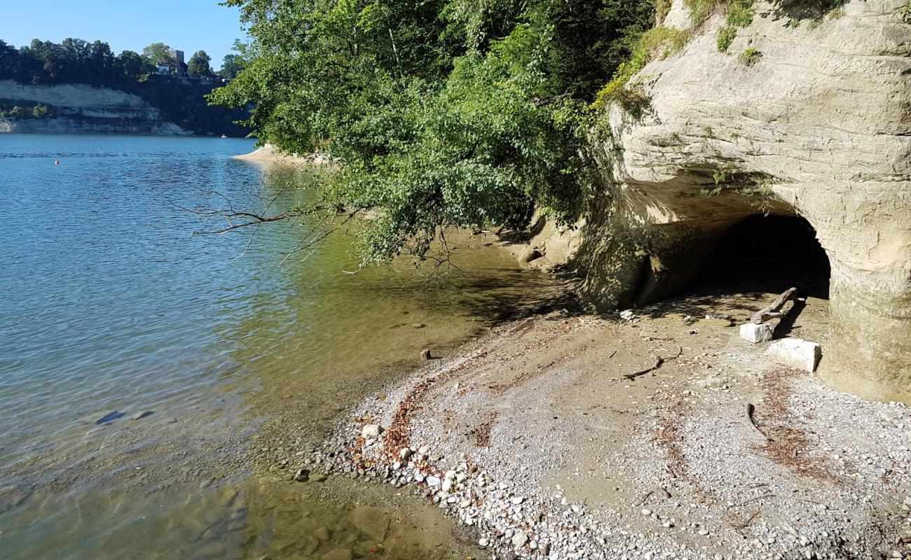 Photo de Bad Bonn Strand avec sable lumineux de surface