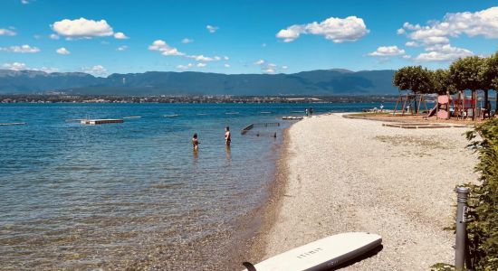 Plage de Camping d'Hermance