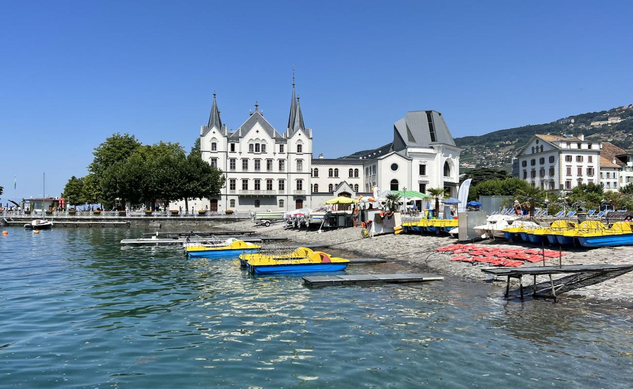 Photo de Vevey Plage avec béton de surface