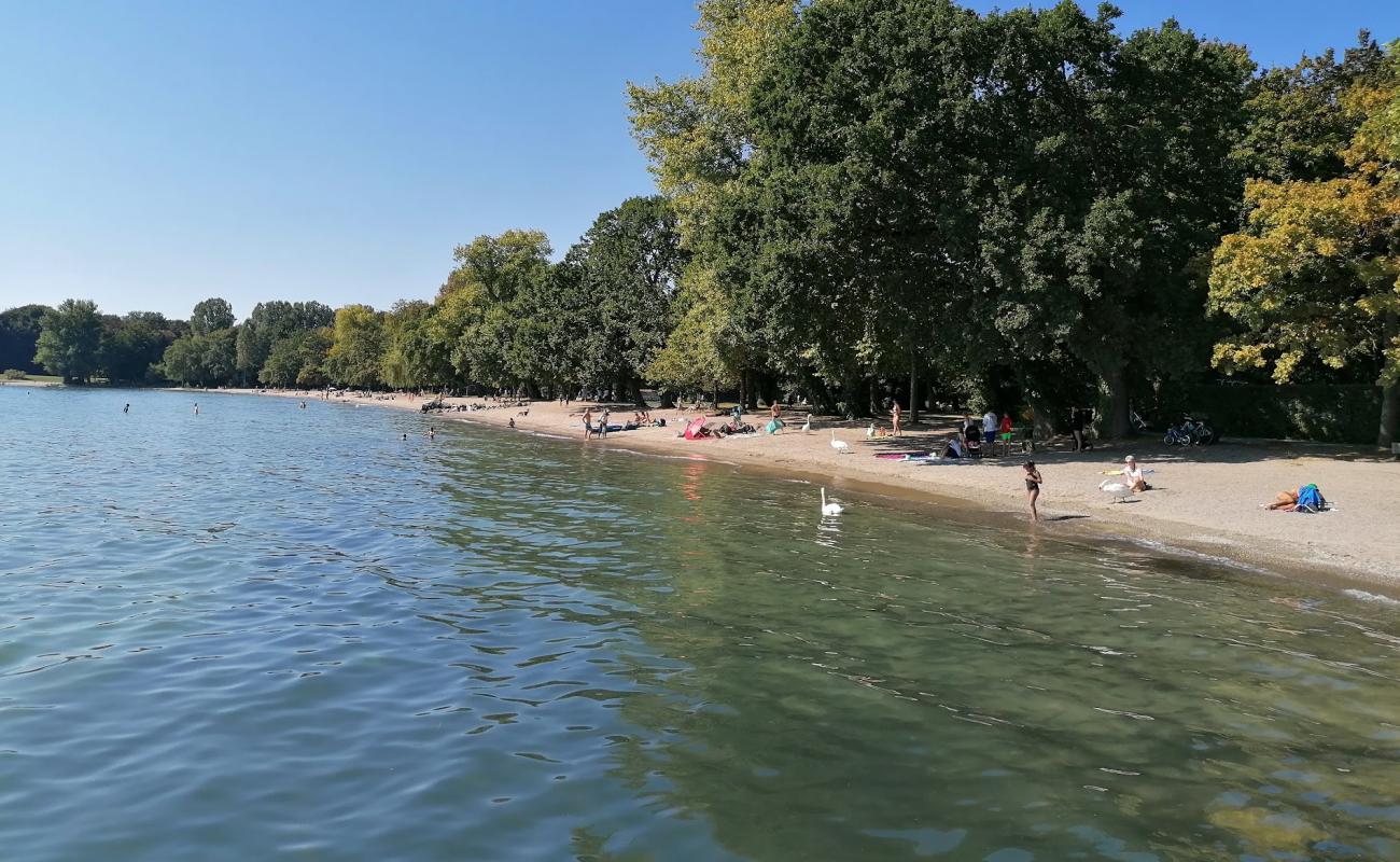Photo de Plage de Vidy-Bourget avec sable beige de surface