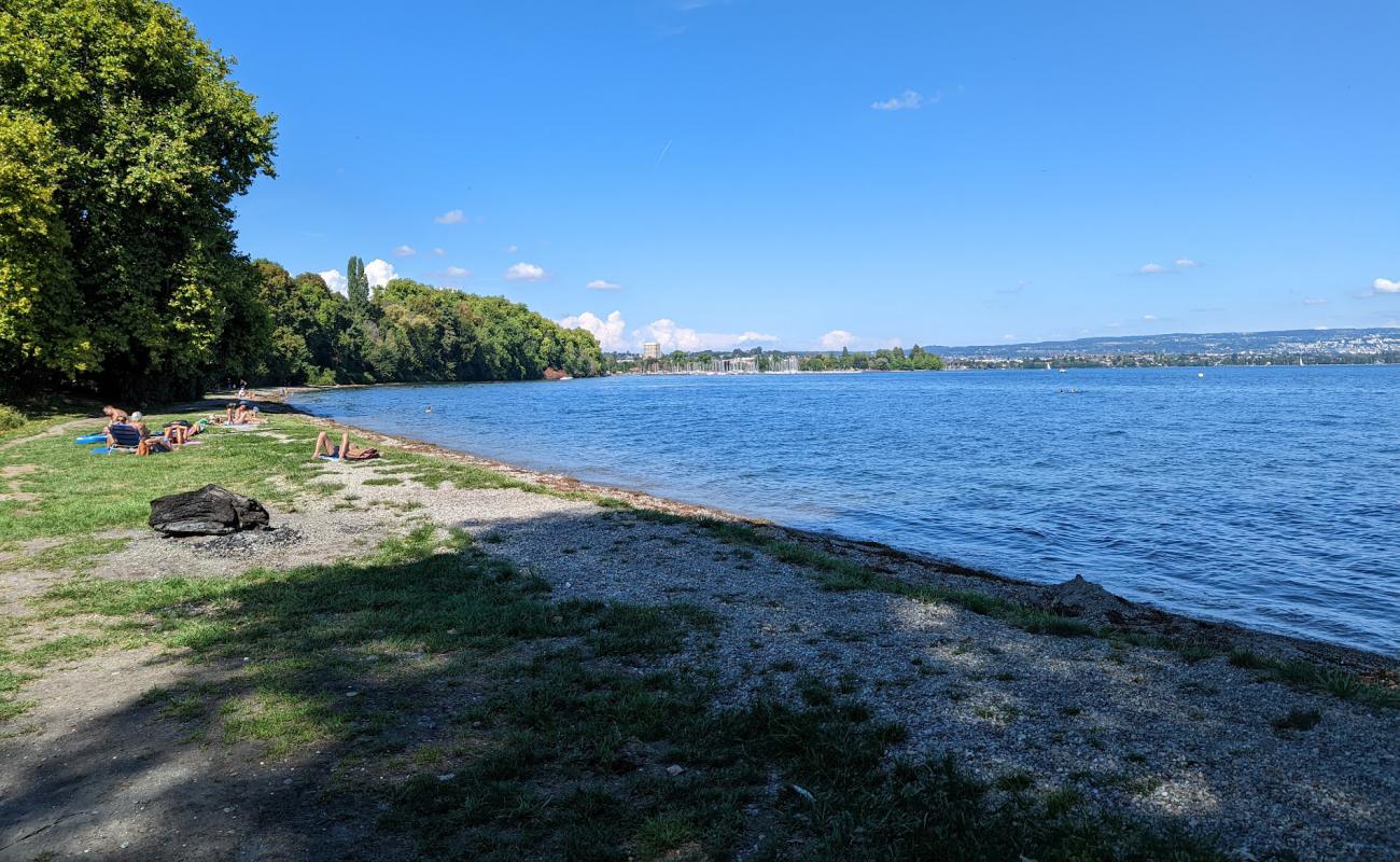 Photo de Plage du Stand avec sable beige de surface