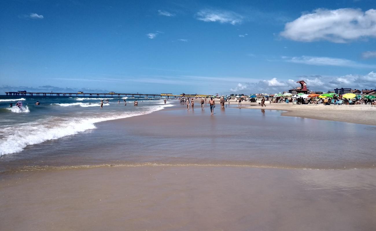 Photo de Praia de Tramandai avec sable beige fin de surface