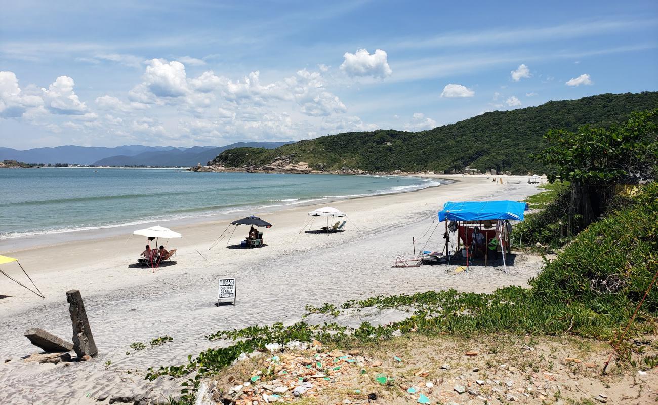 Photo de Praia de Naufragados avec sable lumineux de surface