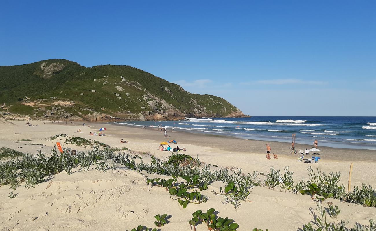 Photo de Plage de Santinho avec sable fin et lumineux de surface