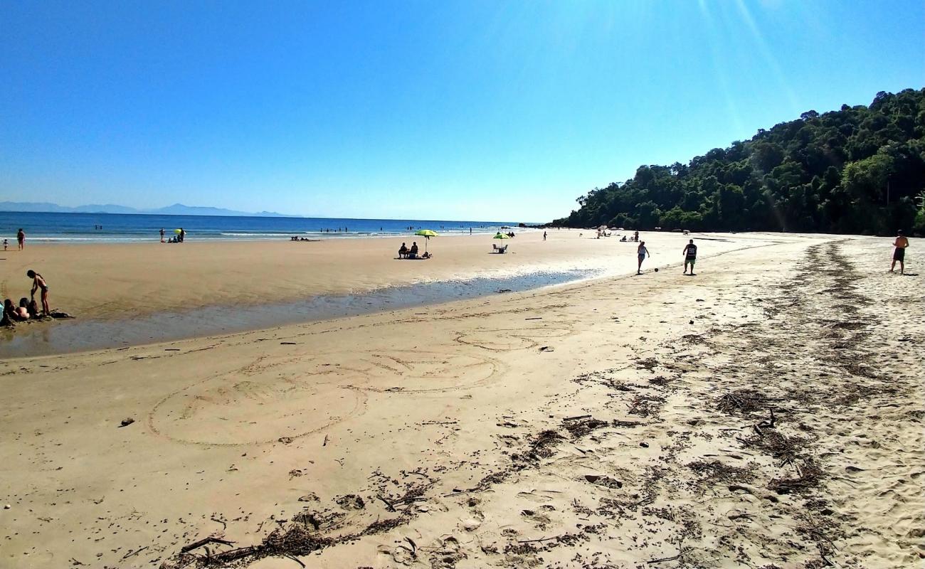 Photo de Plage Forte avec sable beige fin de surface