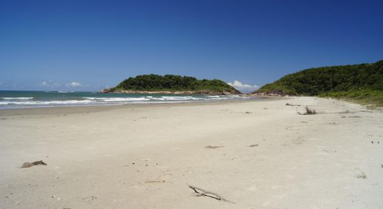 Plage de Parnapua à Peruibe