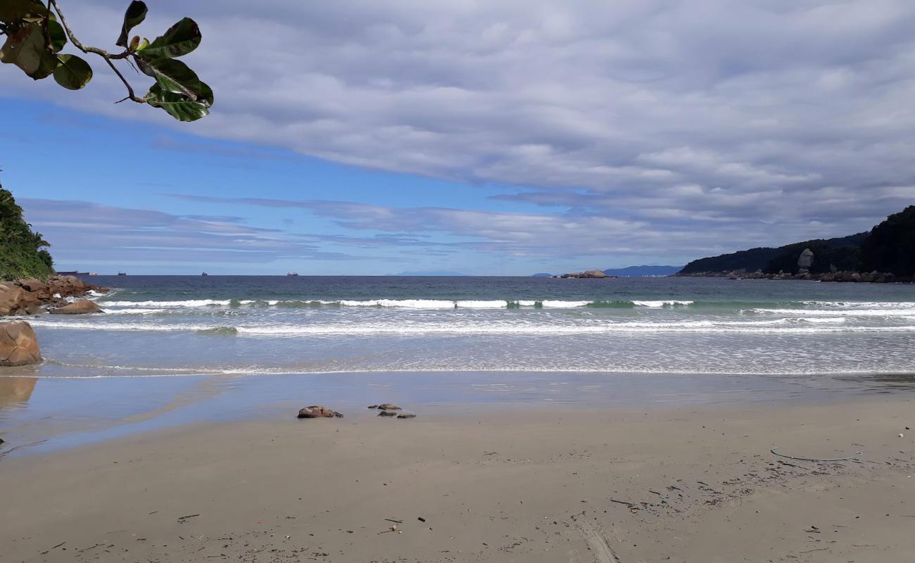 Photo de Plage de Monduba avec sable lumineux de surface