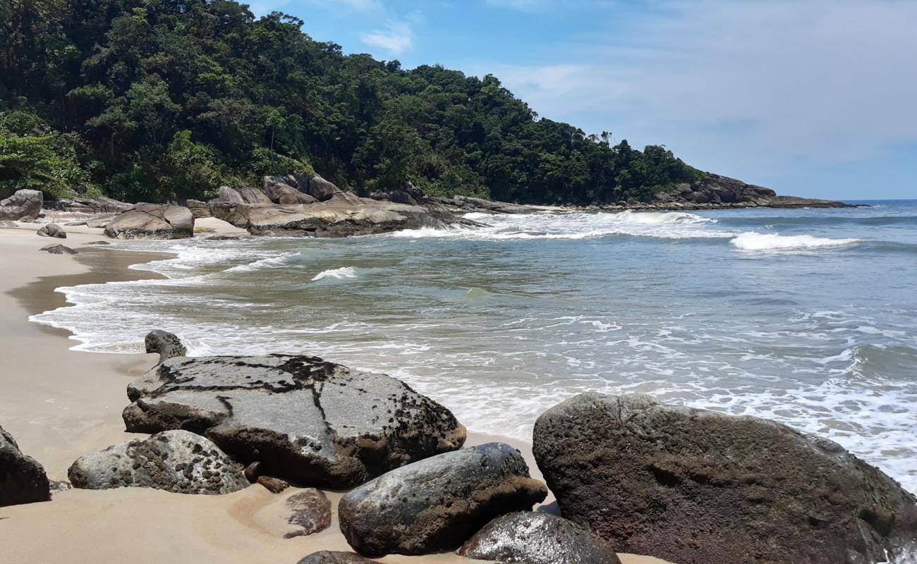 Photo de Plage de Boraceia de Brava avec sable lumineux de surface