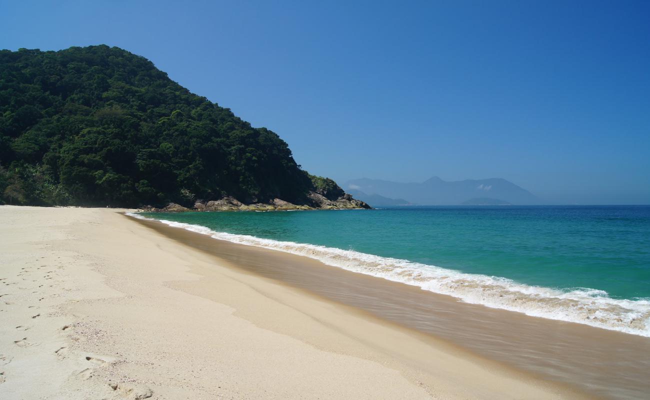 Photo de Plage Brava avec sable beige fin de surface