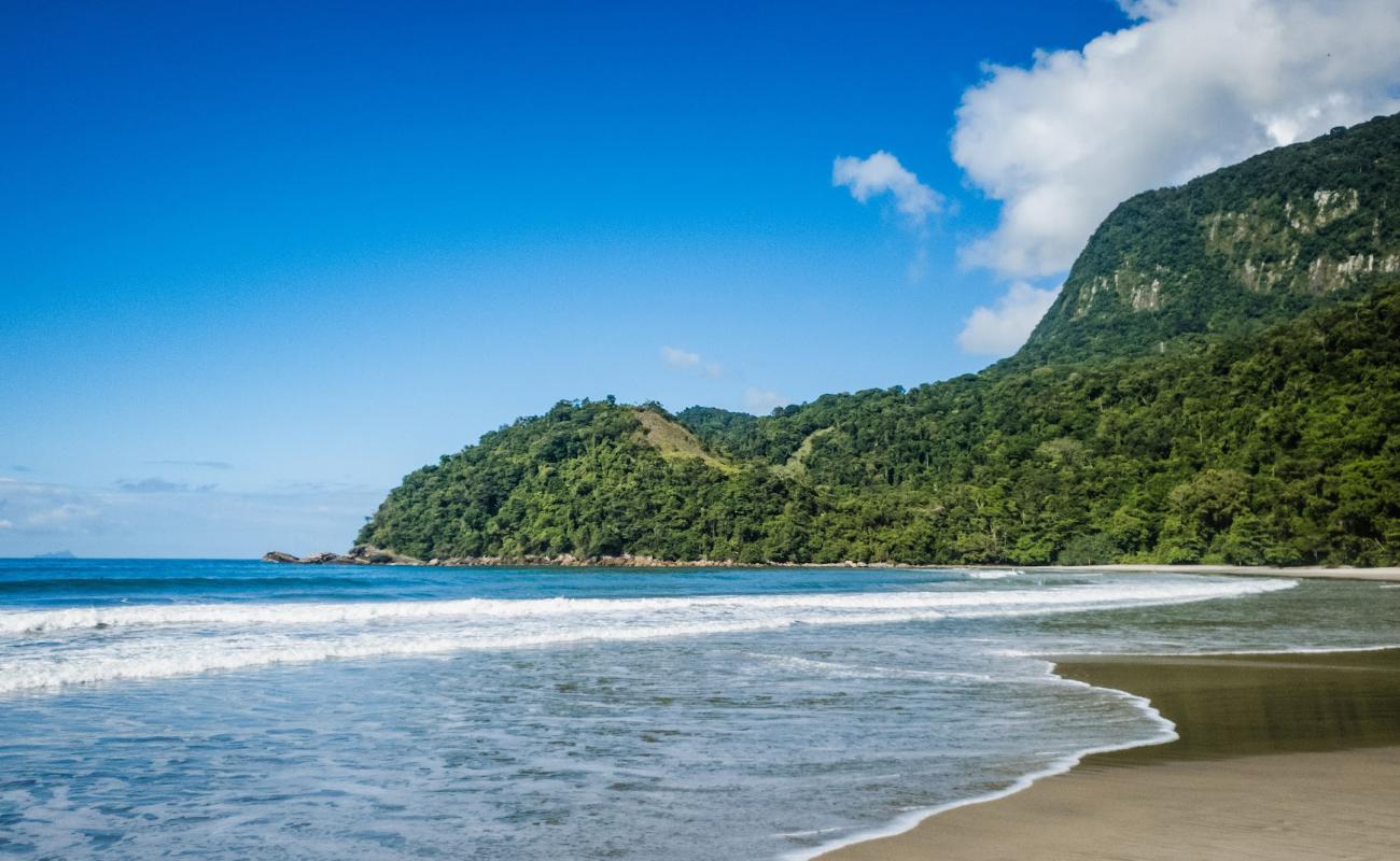Photo de Plage de Guaeca avec sable beige fin de surface
