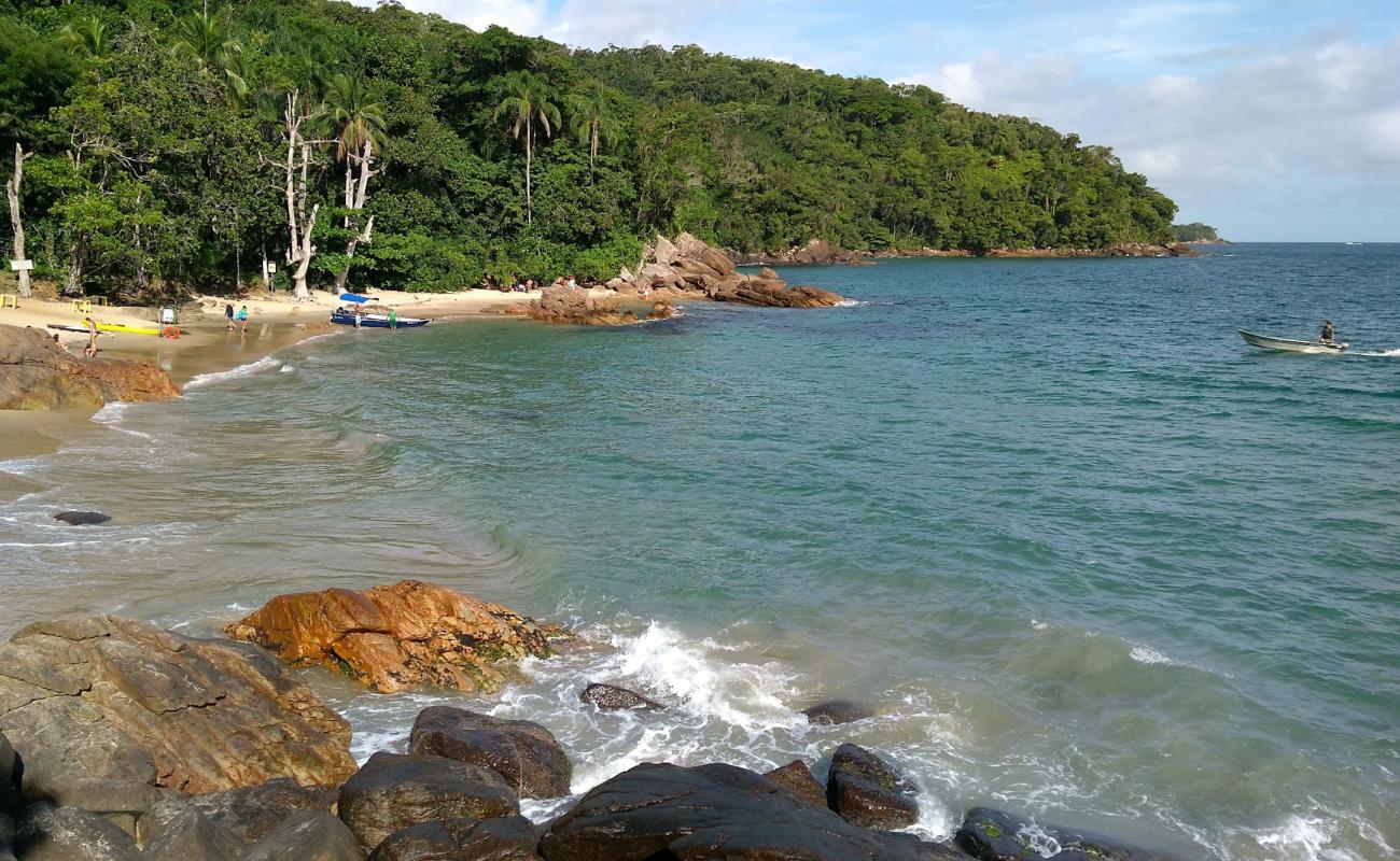 Photo de Plage de Cedro do Sul avec sable lumineux de surface