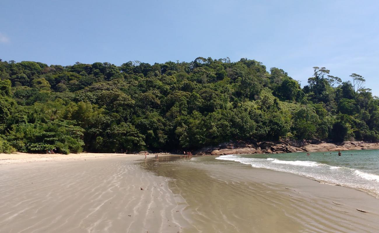 Photo de Praia do Costa avec sable fin et lumineux de surface