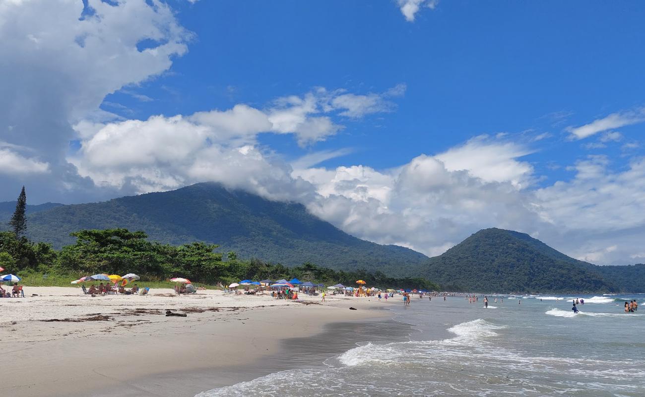 Photo de Plage d'Itamambuca avec sable lumineux de surface