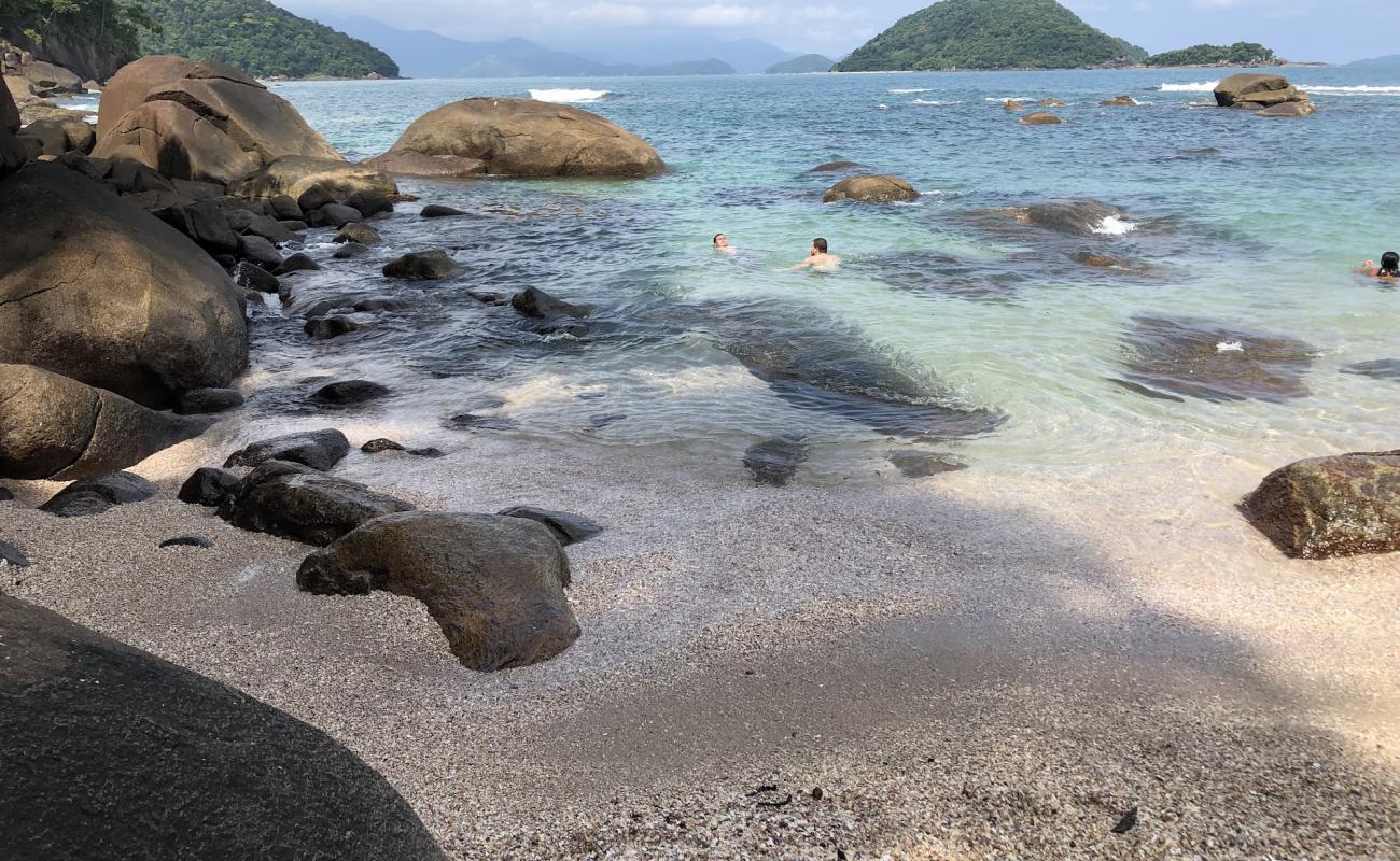 Photo de Praia das Conchas avec sable lumineux de surface