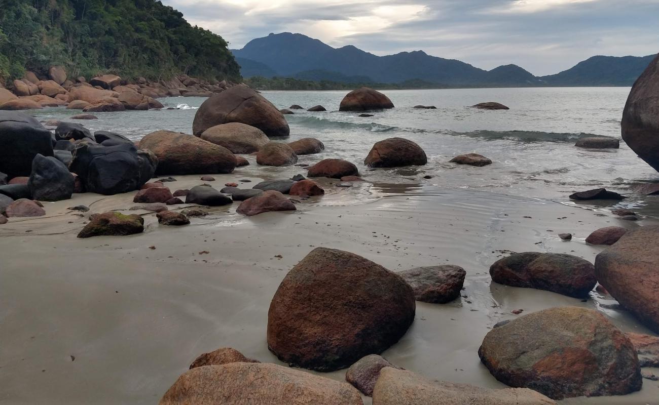 Photo de Praia da Taquara avec roches de surface