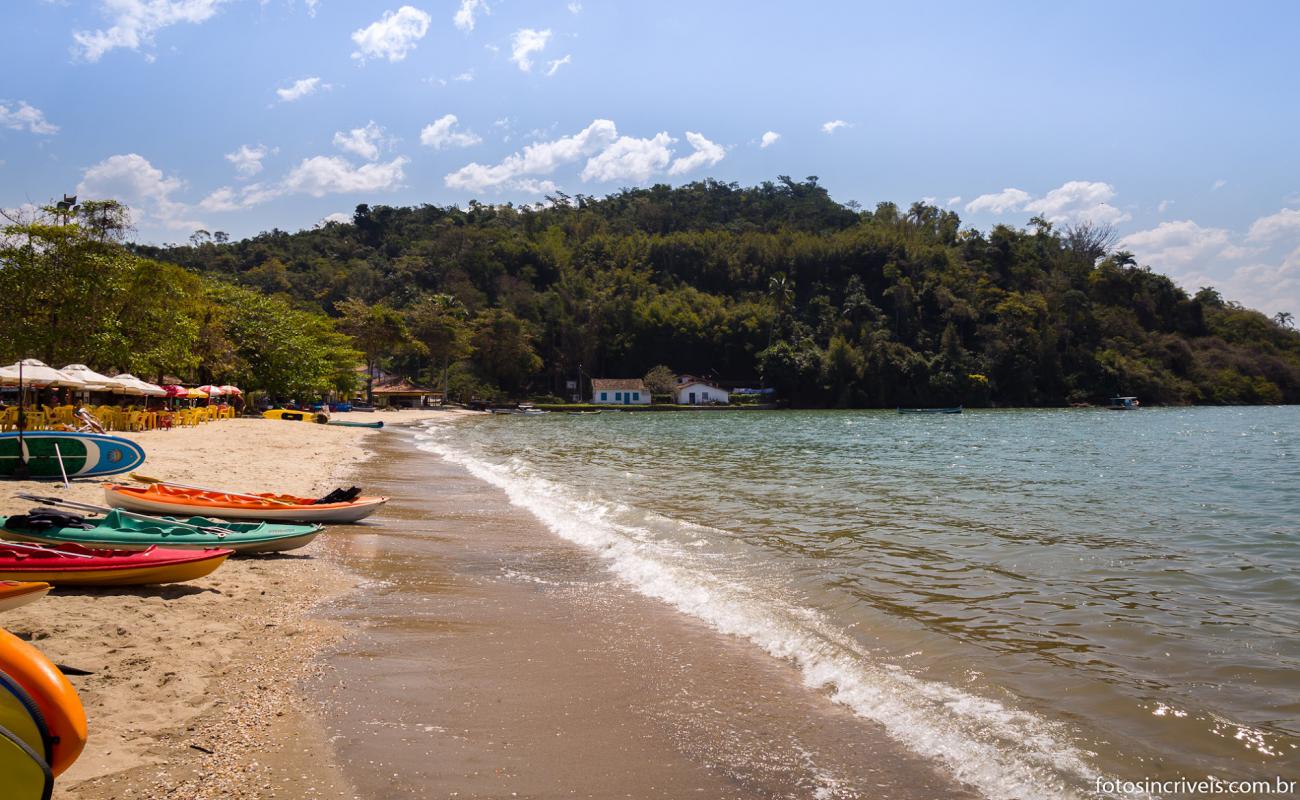 Photo de Plage de Ponta avec sable beige de surface