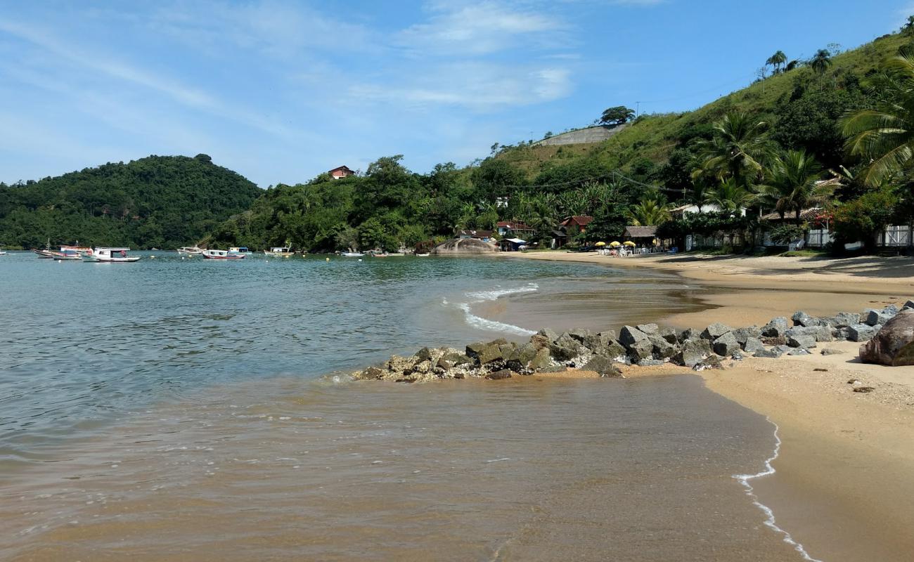 Photo de Praia da Barra do Corumbe avec sable beige de surface