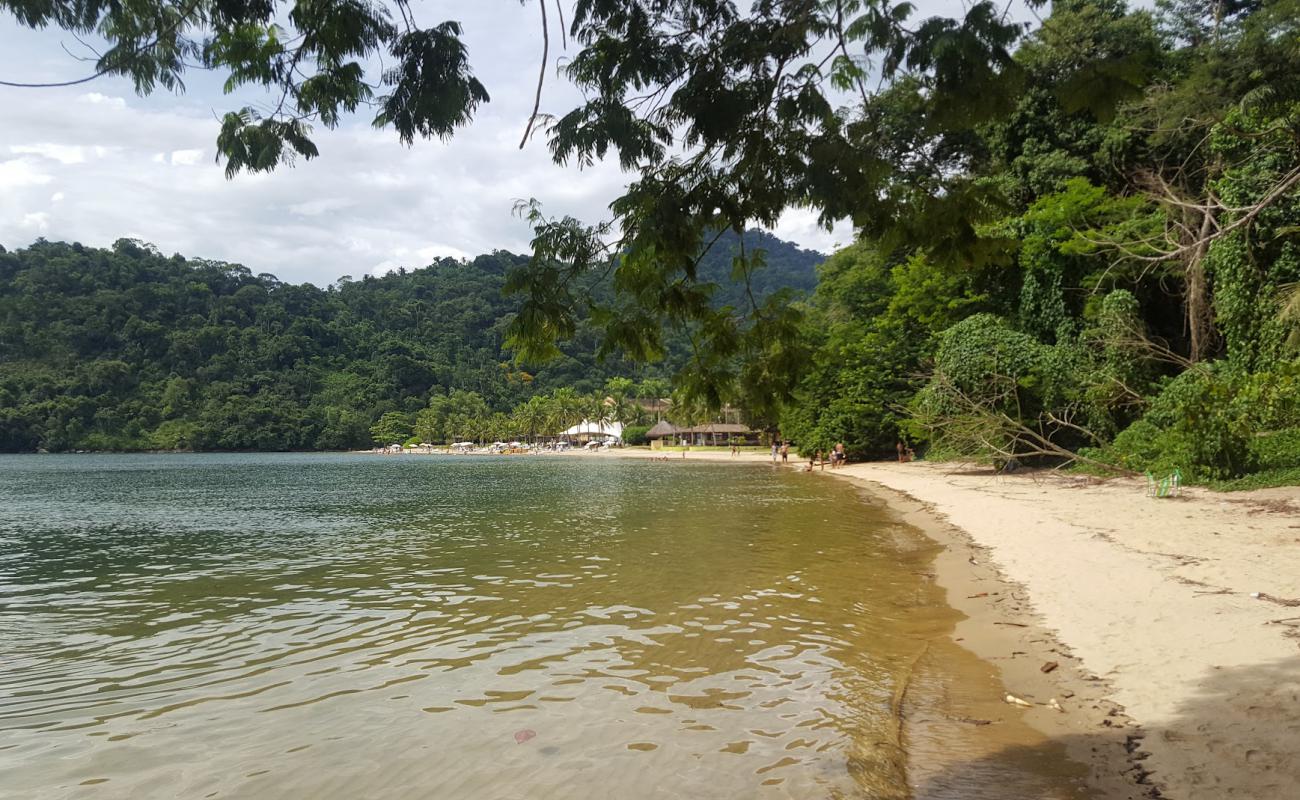 Photo de Plage de Tangua avec sable beige de surface