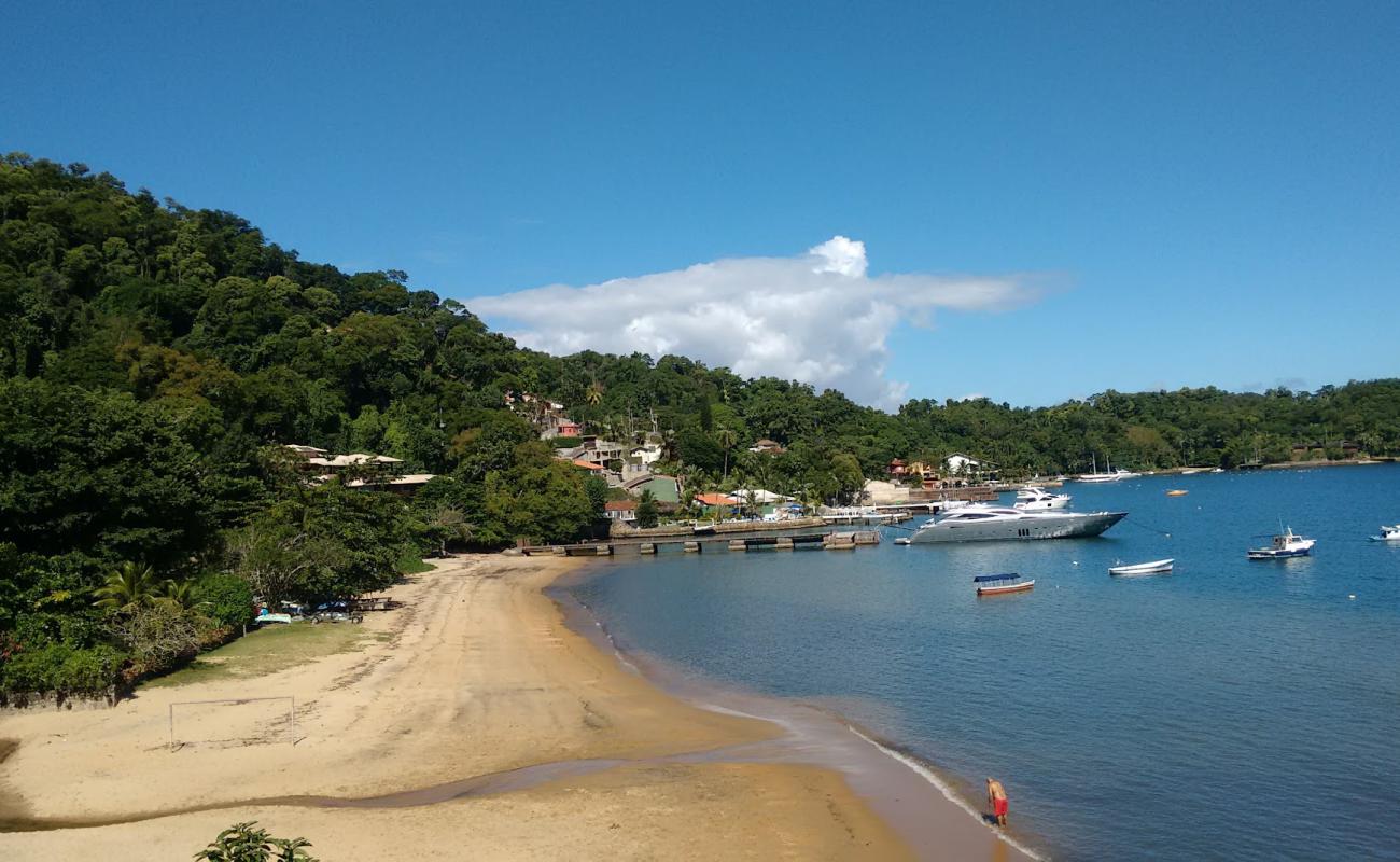 Photo de Plage de Vila Velha avec sable beige de surface