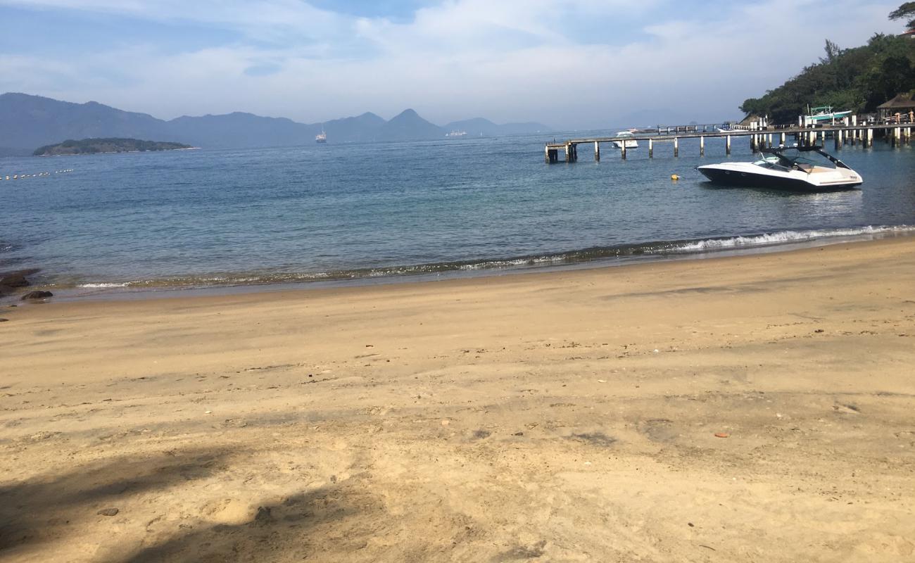Photo de Plage Espia avec sable beige de surface